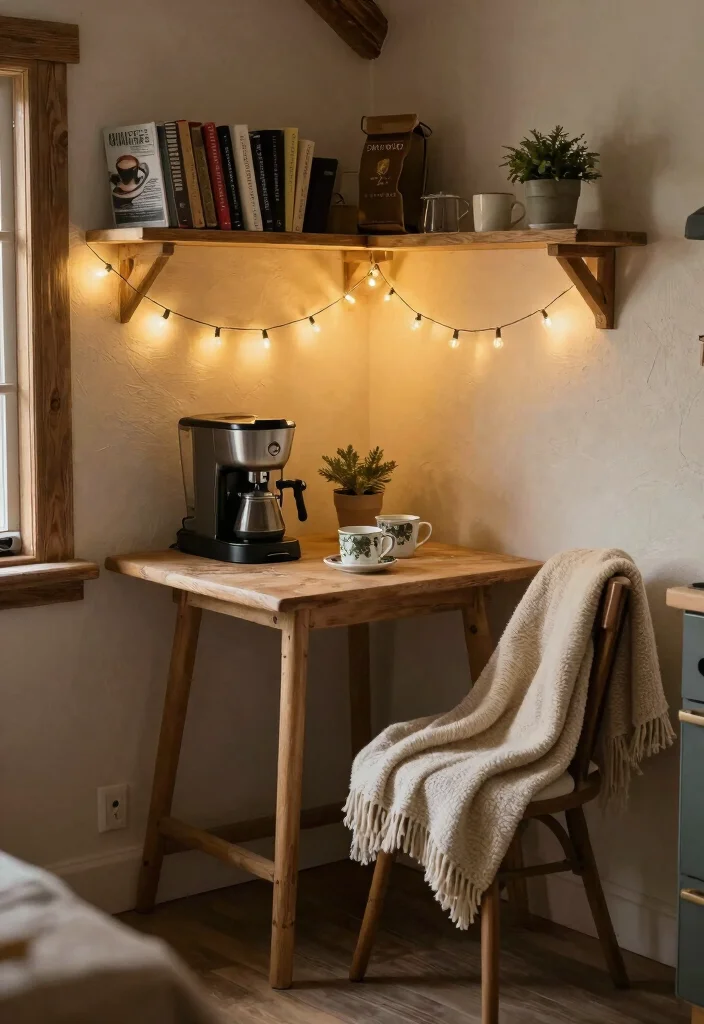 12 Kitchen Coffee Bar Ideas for Daily Morning Rituals 3. Cozy Corner Nook 0