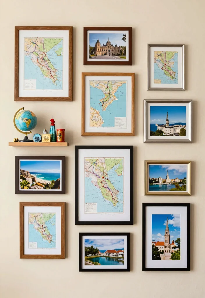 12 Living Room Frame Wall Ideas for Personal Decor 24 12 Living Room Frame Wall Ideas for Personal Decor 4. A Thematic Collection 0