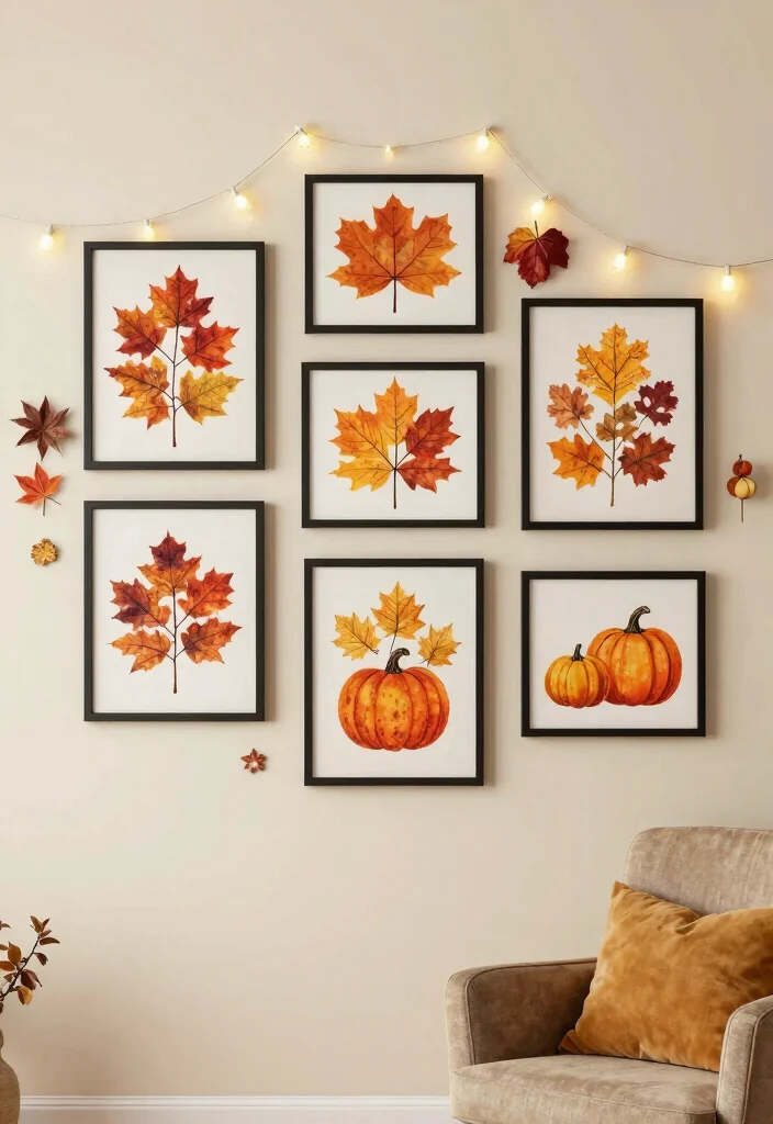 12 Living Room Frame Wall Ideas for Personal Decor 46 12 Living Room Frame Wall Ideas for Personal Decor 6. Seasonal Decor Rotating Gallery 0