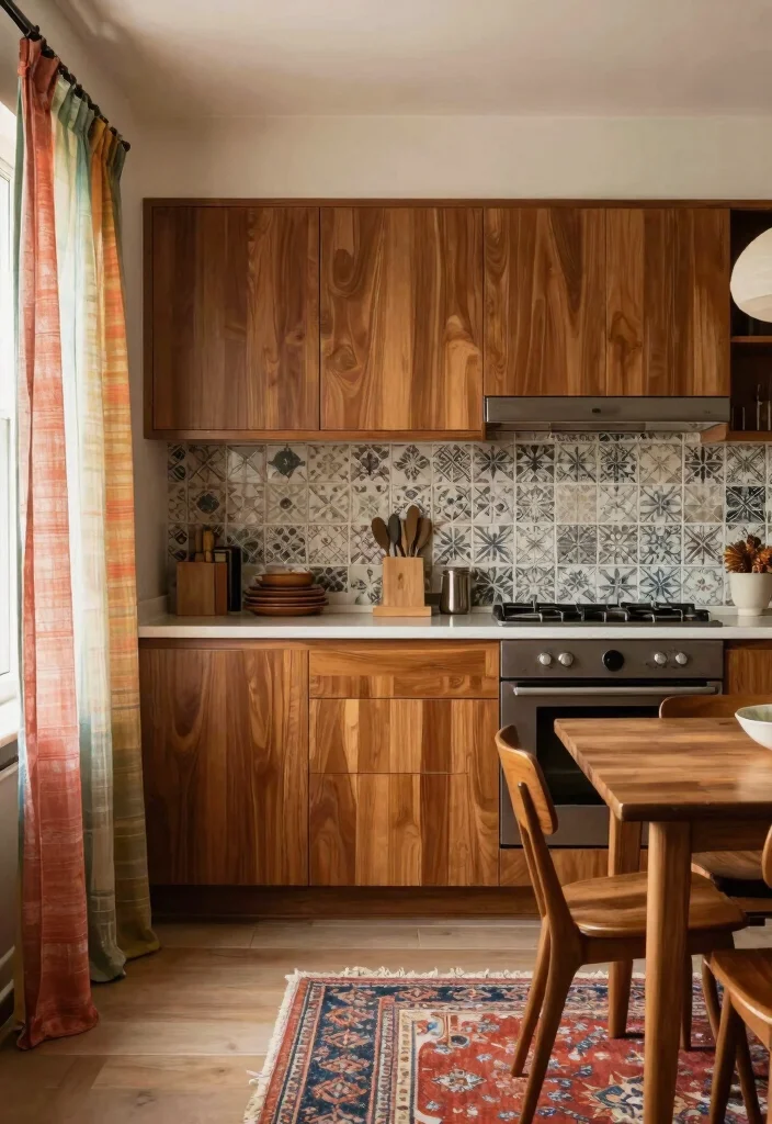 12 Midcentury Kitchen Ideas with Retro Modern Charm 6. Playful Textures 0