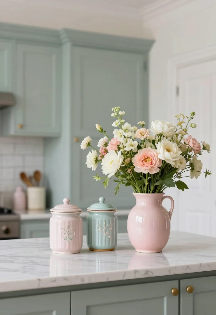 12 Pastel Kitchen Ideas for a Soft Bright Modern Look 12. Elegant Pastel Decor 0