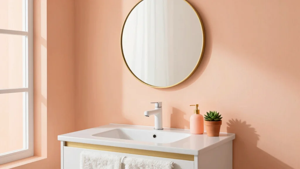 12 Peach Bathroom Ideas for a Soft Warm Modern Aesthetic