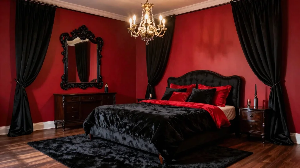 12 Red and Black Bedroom Ideas for Bold Dramatic Interiors