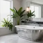 12 Silver Bathroom Decor Ideas with Elegant Modern Touch