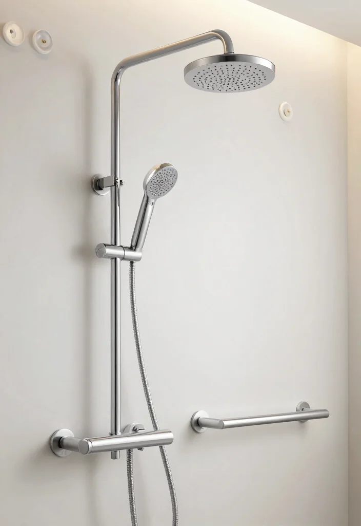 12 Silver Bathroom Decor Ideas with Elegant Modern Touch 13 12 Silver Bathroom Decor Ideas with Elegant Modern Touch 3. Silver Highlights in Fixtures 0