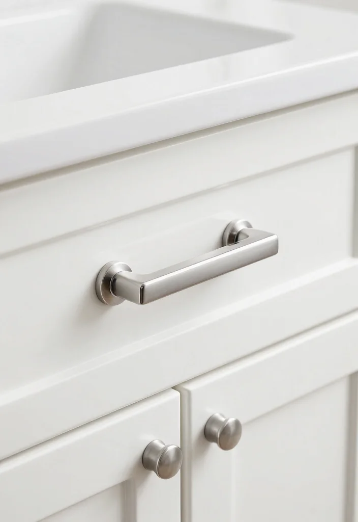 12 Silver Bathroom Decor Ideas with Elegant Modern Touch 37 12 Silver Bathroom Decor Ideas with Elegant Modern Touch 7. Silver Hardware and Knobs 0