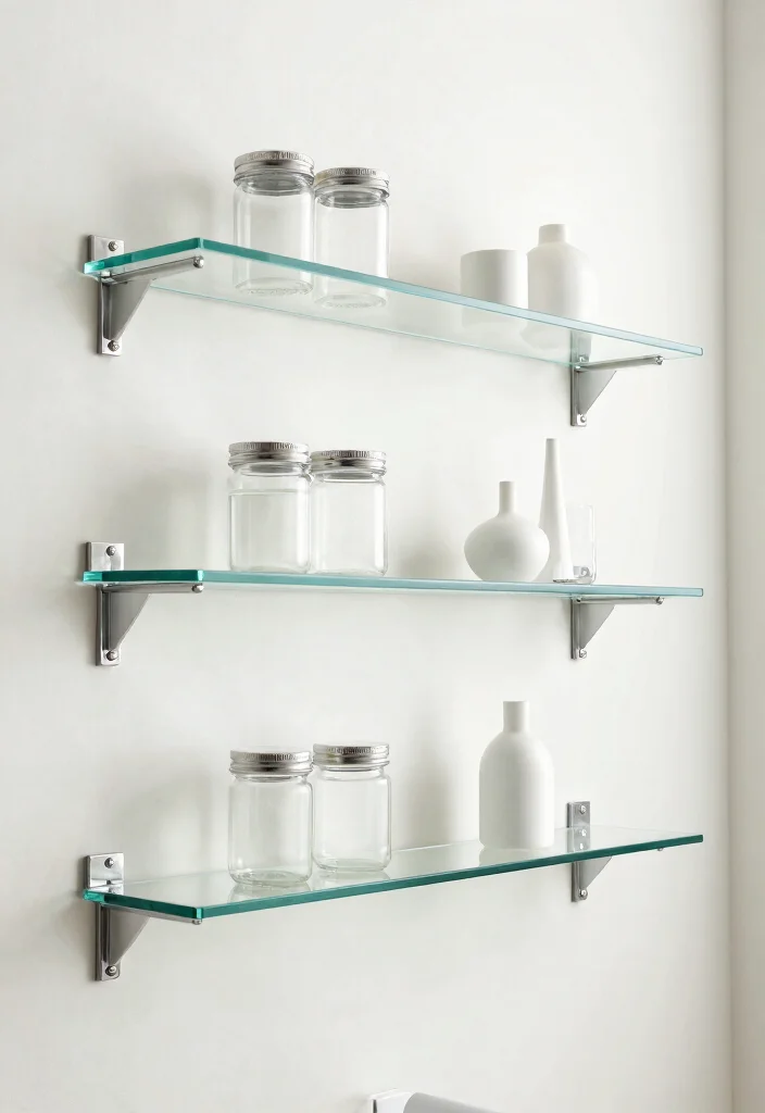 12 Silver Bathroom Decor Ideas with Elegant Modern Touch 39 12 Silver Bathroom Decor Ideas with Elegant Modern Touch 9. Silver and Glass Combinations 0