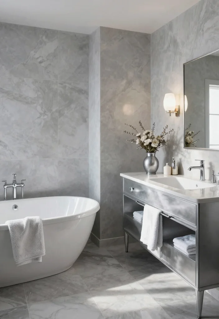 12 Silver Bathroom Decor Ideas with Elegant Modern Touch 63 12 Silver Bathroom Decor Ideas with Elegant Modern Touch Conclusion 0