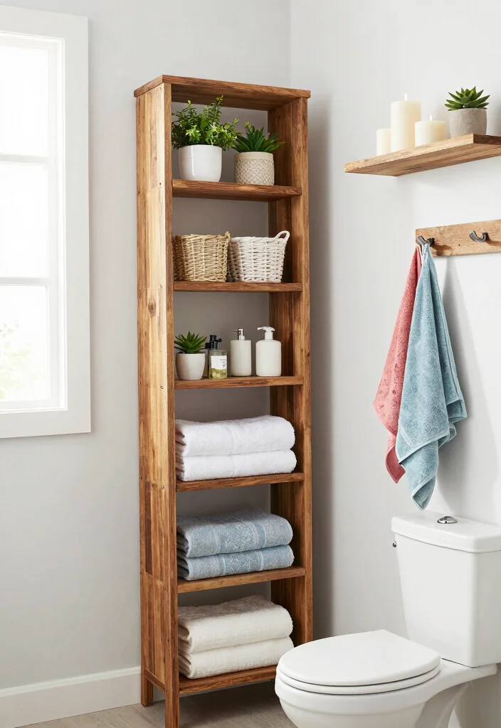 12 Small Apartment Bathroom Ideas Designed for Tight Spaces 1. Vertical Storage Solutions 0