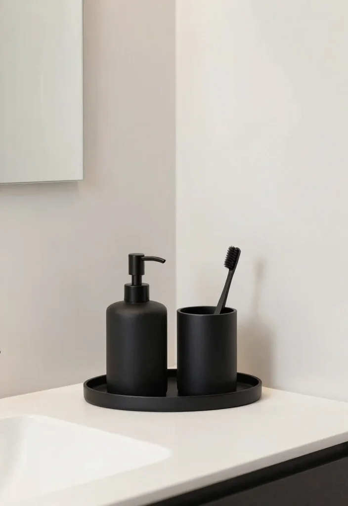 12 Small Apartment Bathroom Ideas Designed for Tight Spaces 12. Minimalist Accessories 0