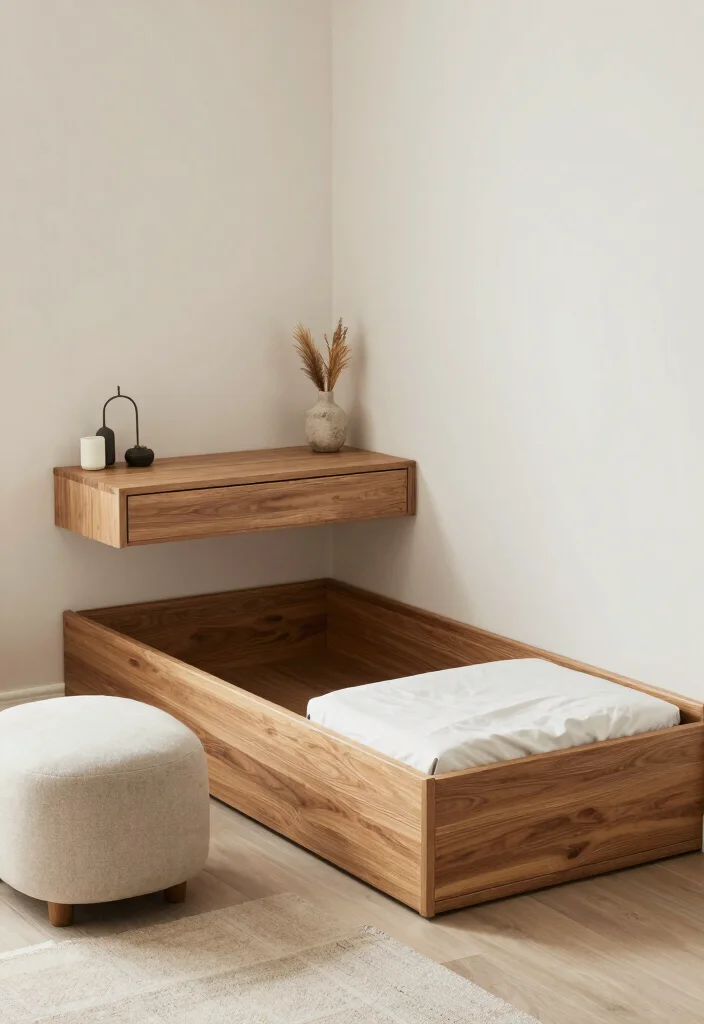 12 Small Bedroom Ideas for Women with Soft Stylish Details 23 12 Small Bedroom Ideas for Women with Soft Stylish Details 3. Space Saving Furniture 0