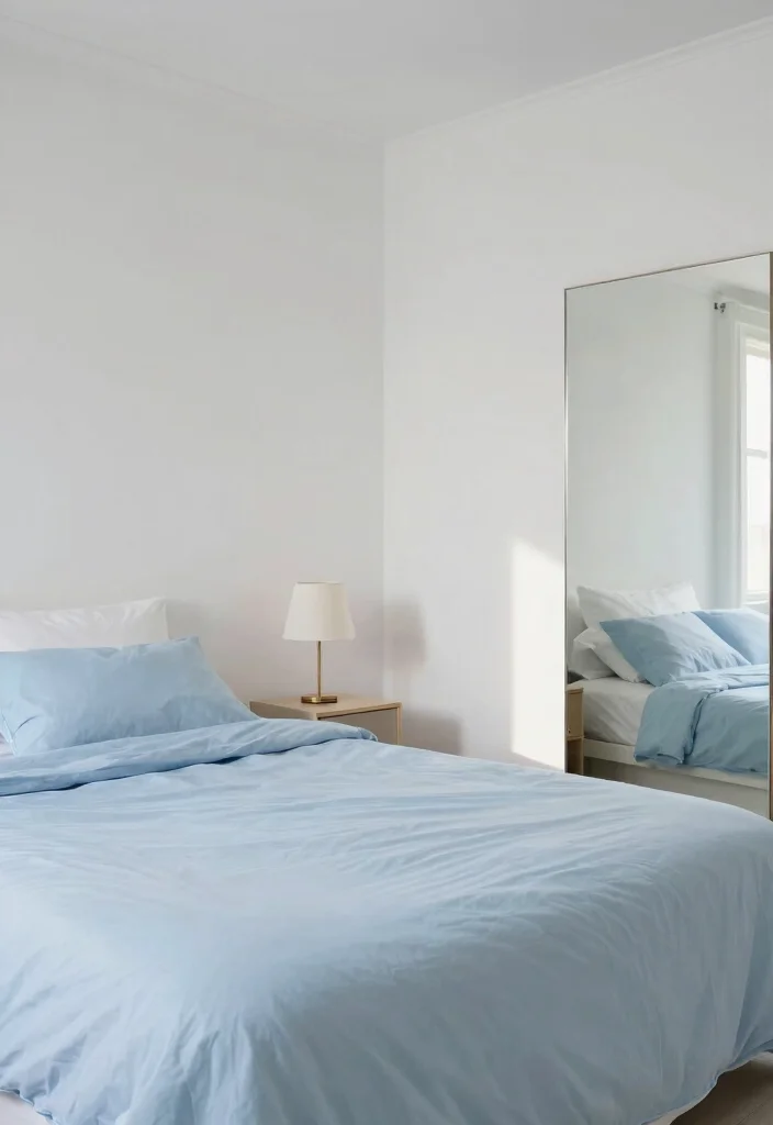 12 Small Space Mens Bedroom Ideas with Smart Layouts 4. Light Colors for Illusion 0