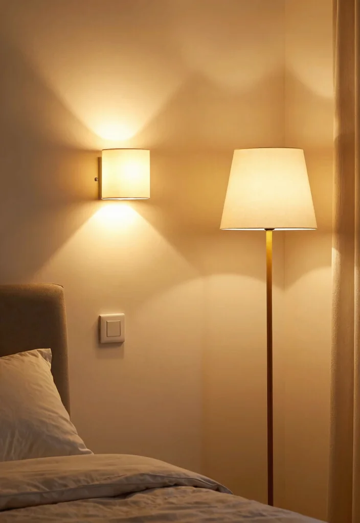 12 Small Space Mens Bedroom Ideas with Smart Layouts 7. Smart Lighting Solutions 0