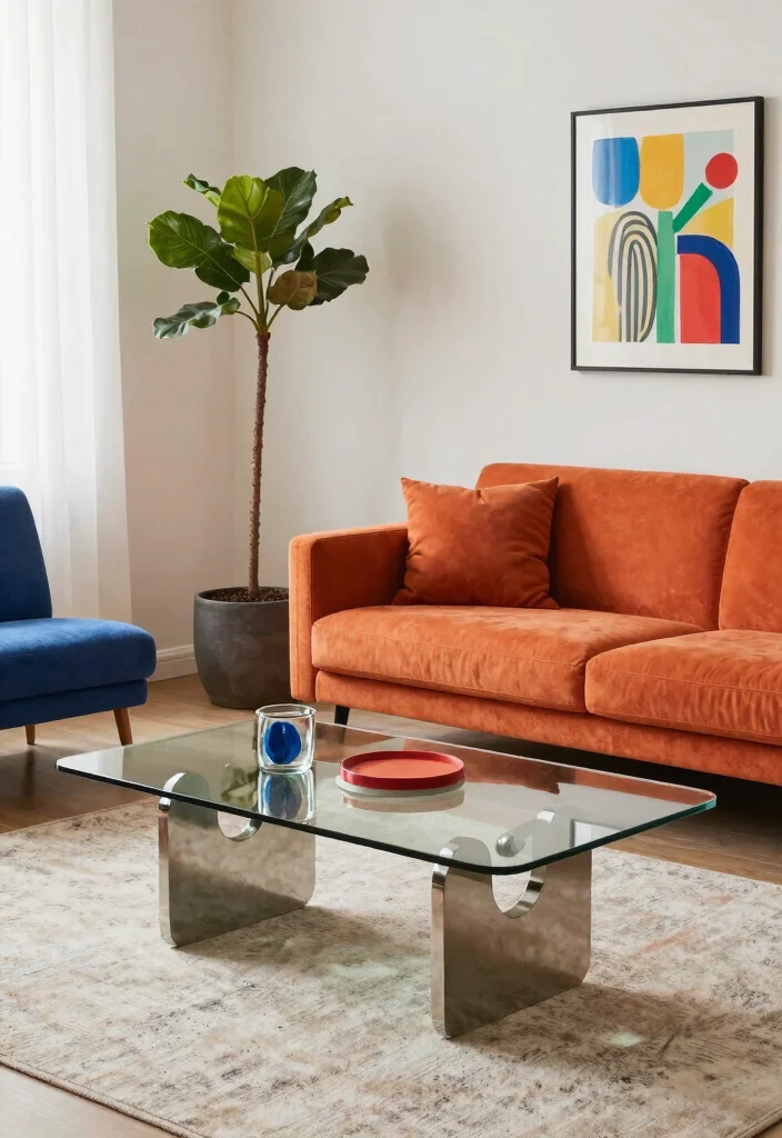 12 Sofa Living Room Ideas for Comfortable Layouts 12. Artistic Accent Pieces 0