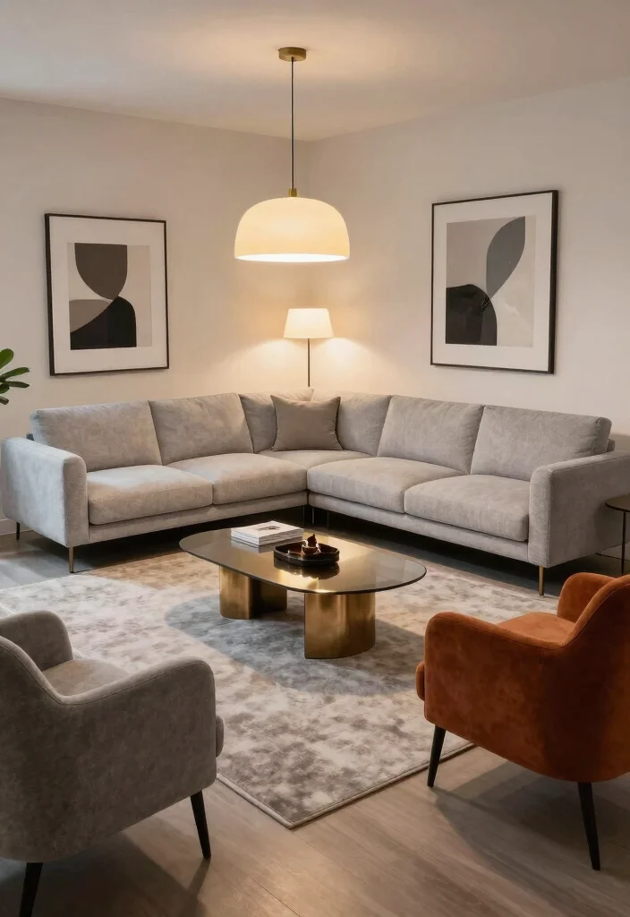 12 Sofa Living Room Ideas for Comfortable Layouts 2. Floating Sofa Arrangement 0