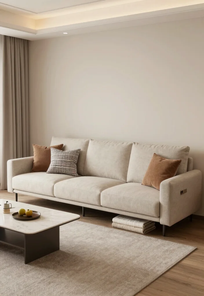 12 Sofa Living Room Ideas for Comfortable Layouts 5. Multi Functional Sofas 0