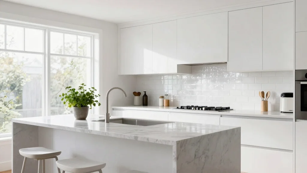 12 White Cabinet Backsplash Ideas for a Polished Finish