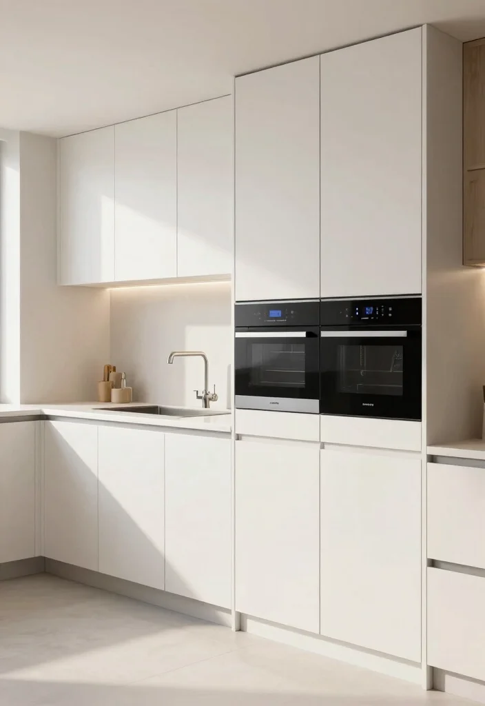 12 White Gloss Kitchen Ideas for a Sleek Contemporary Look 10. Smart Technology Integration 0