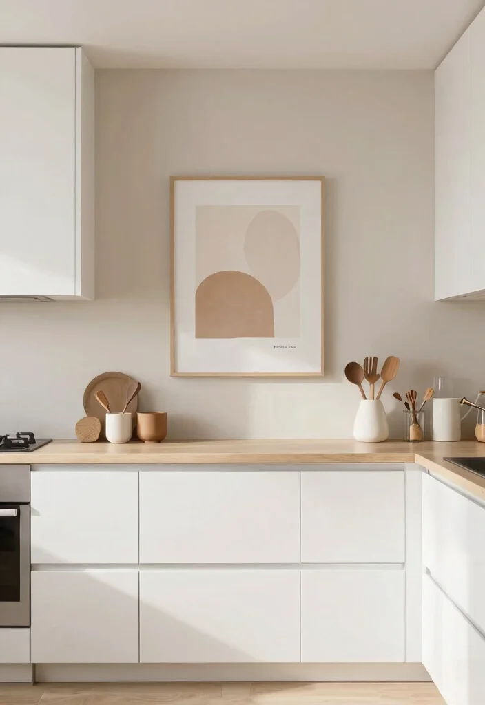 12 White Gloss Kitchen Ideas for a Sleek Contemporary Look 8. Coordinated Decor Accents 0