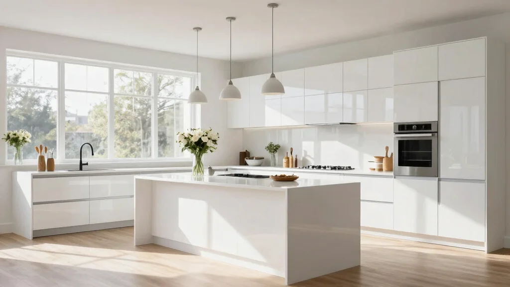 12 White Gloss Kitchen Ideas for a Sleek Contemporary Look