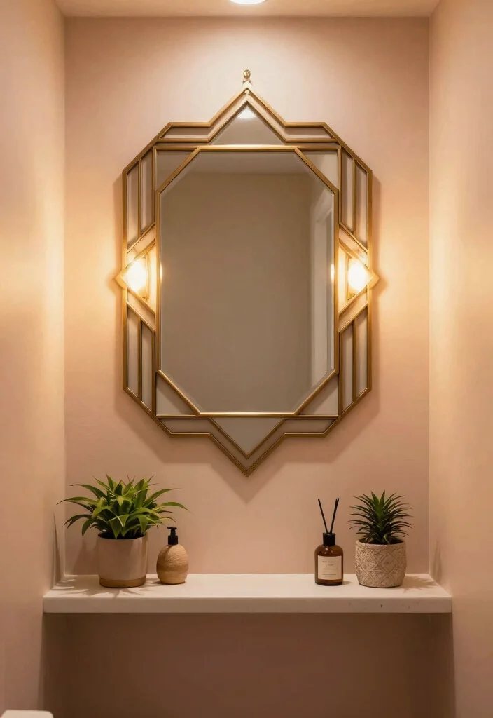 14 Bathroom Mirror Ideas to Visually Open Up Small Spaces 5. Decorative Wall Mirrors 0