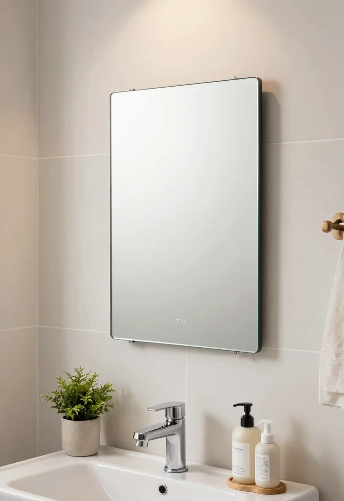 14 Bathroom Mirror Ideas to Visually Open Up Small Spaces 9. Wall Mounted Mirrors 0