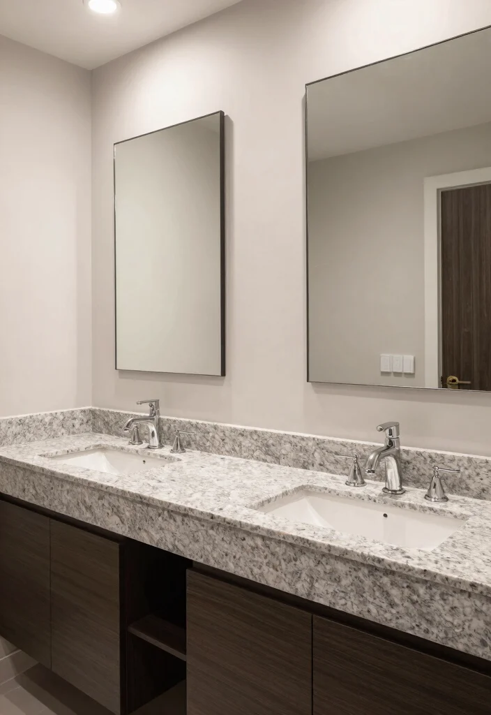 14 Bathroom Sink and Countertop Ideas for a Custom Finish 10. Chic Dual Sinks 0