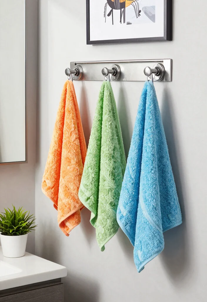 14 Bathroom Towel Storage Ideas for Small and Busy Bathrooms 10. Magnetic Towel Holders 0
