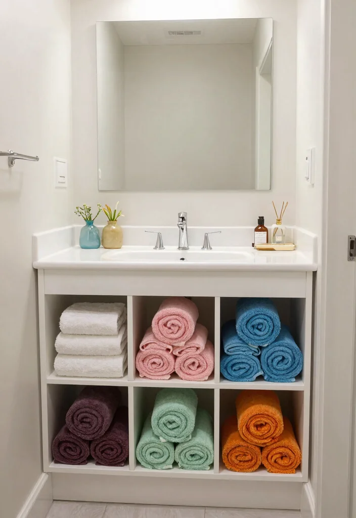 14 Bathroom Towel Storage Ideas for Small and Busy Bathrooms 13. Towel Cubbyholes 0