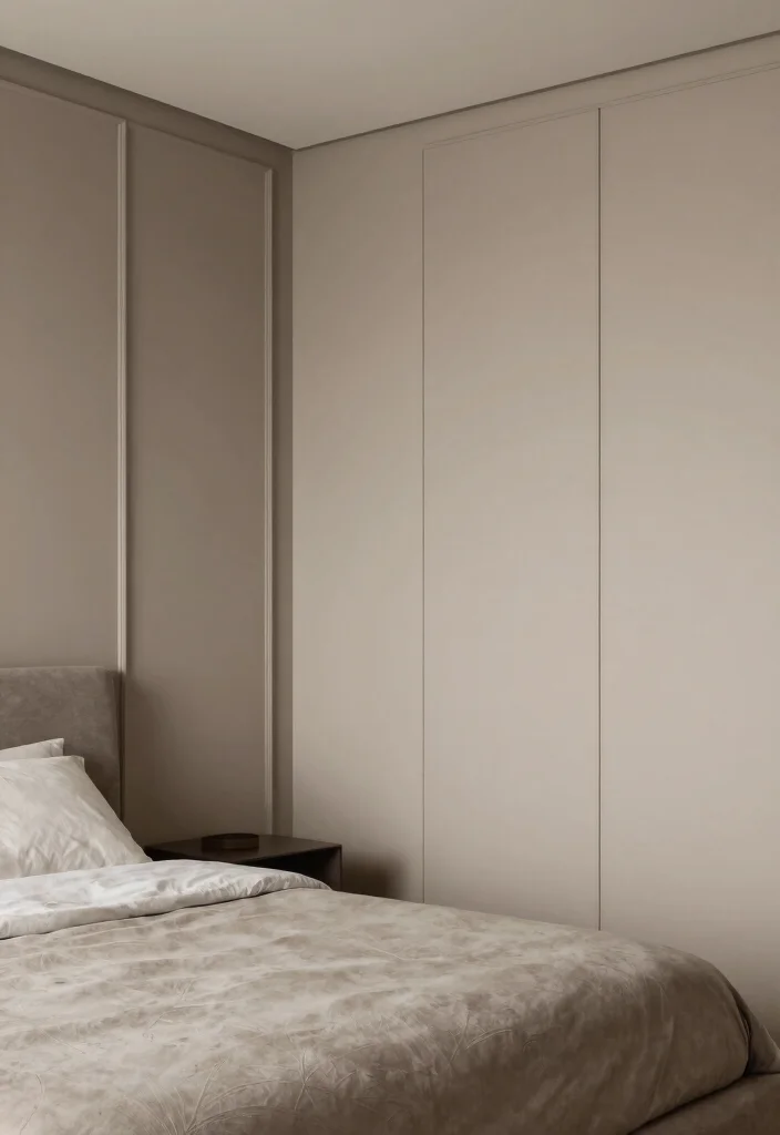 14 Bedroom Panelling Ideas to Add Texture and Depth 14. Matte Finish Painted Panels 0