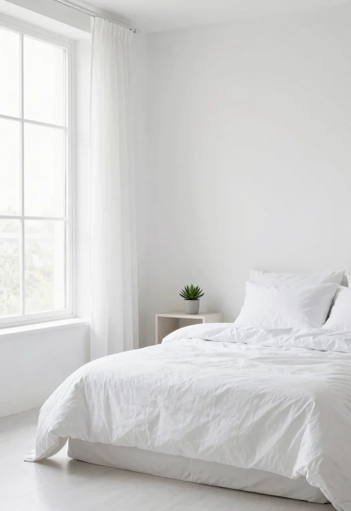 14 Bedroom Wall Color Ideas to Set the Right Mood 12. Crisp White 0