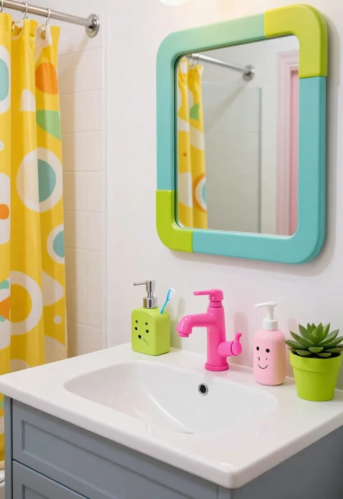 14 Bright Colorful Bathroom Ideas for Playful Modern Homes 2. Fun Fixtures and Fittings 0