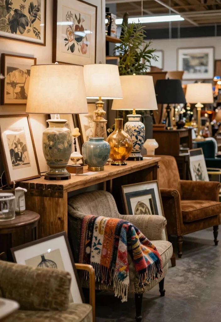 14 Budget Friendly Living Room Ideas That Look Stylish 1. Thrift Store Treasure Hunt 0