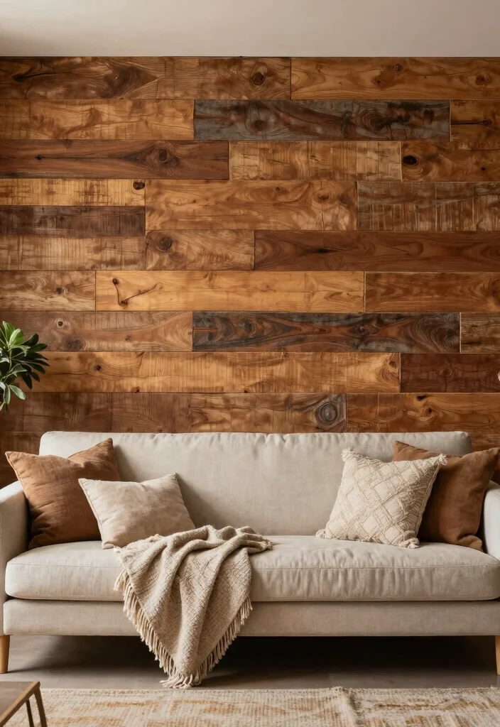 14 Cheap Living Room Ideas for a Quick Refresh 8. Textured Wall Treatments 0