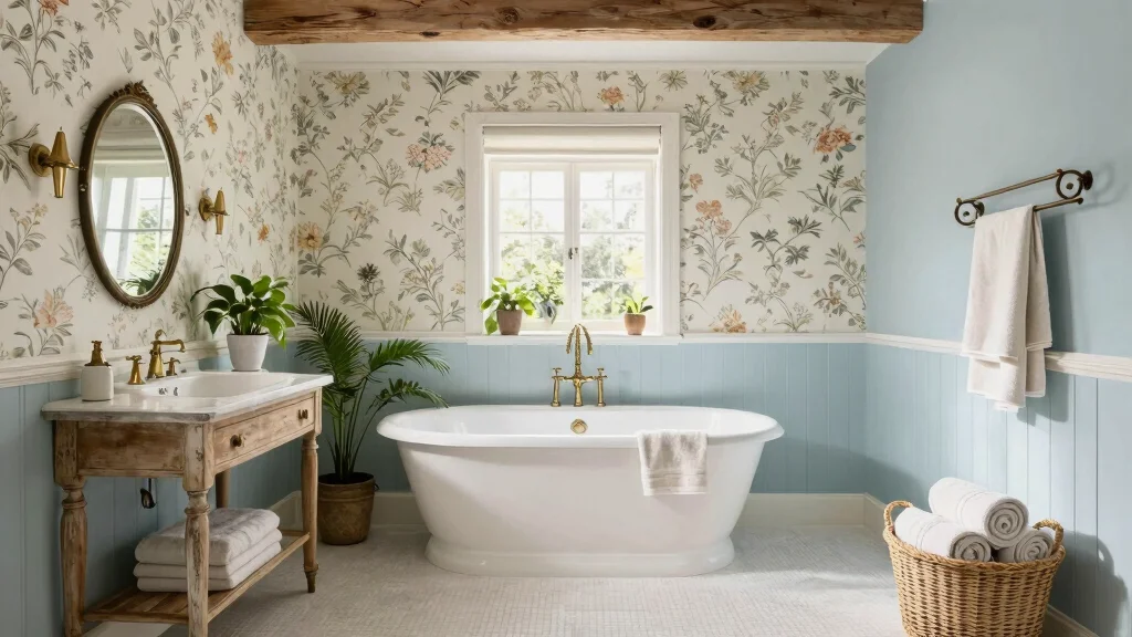14 French Country Bathroom Ideas with Soft Rustic Elegance