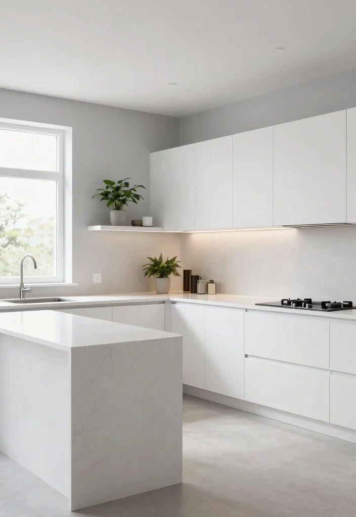 14 L Shaped Kitchen Ideas for Smart Layout and Easy Workflow 1. Modern Minimalist Aesthetic 0