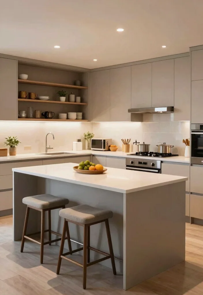 14 L Shaped Kitchen Ideas for Smart Layout and Easy Workflow 5. Multi Functional Islands 0