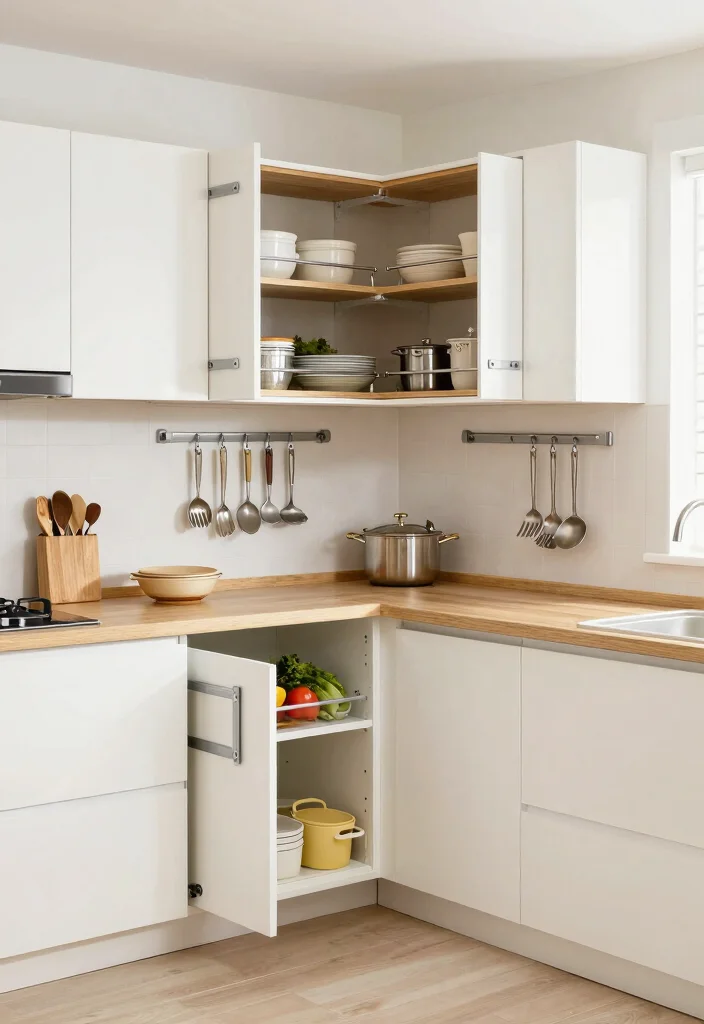 14 L Shaped Kitchen Ideas for Smart Layout and Easy Workflow 9. Practical Storage Hacks 0