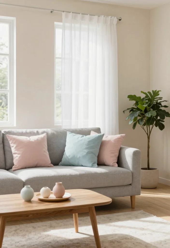 14 Living Room Color Combination Ideas That Always Work 1. Soft Neutrals and Pastels 0