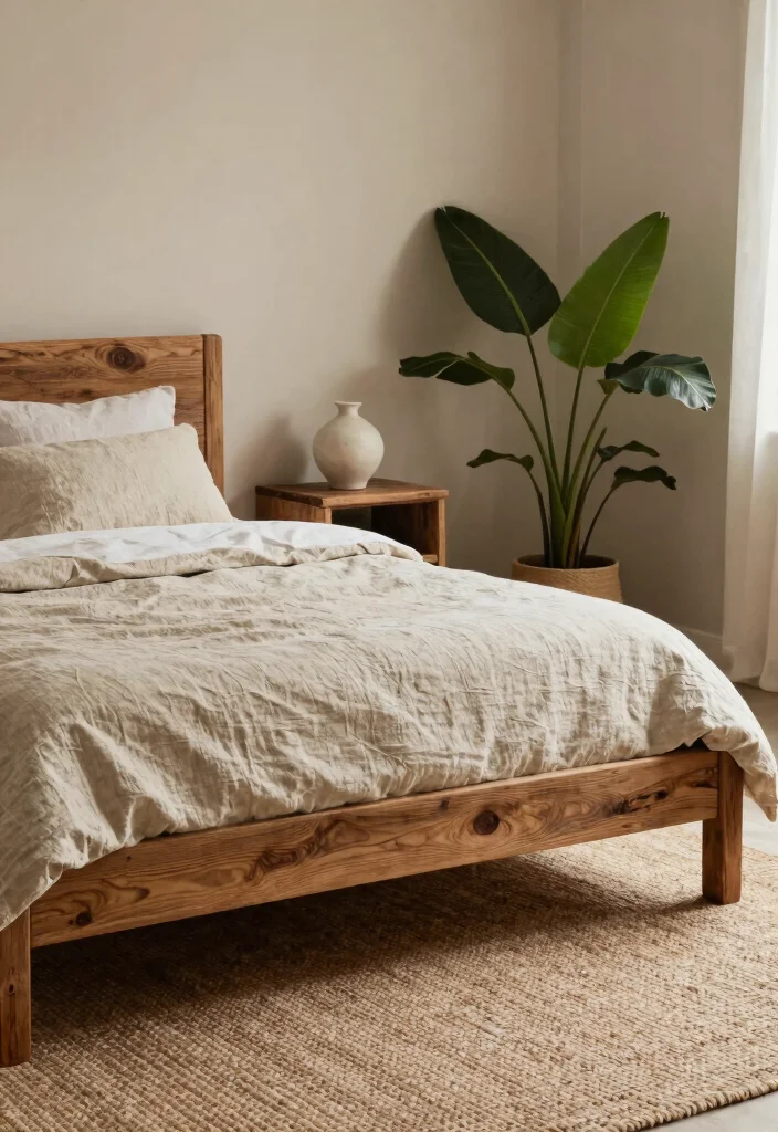 14 Minimalist Bedroom Decor Ideas for a Calm Clean Look 1. Embrace Natural Textures 0