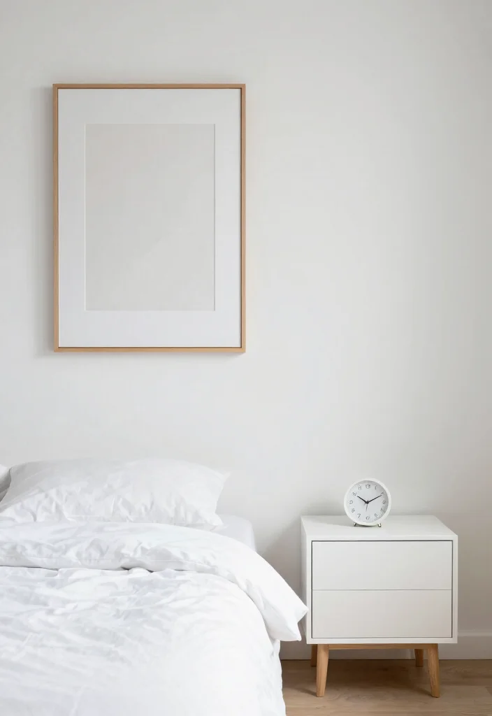 14 Minimalist Bedroom Decor Ideas for a Calm Clean Look 12. Limit Accessories 0