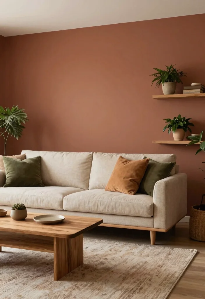 14 Modern Living Room Decor Ideas for a Fresh Look 2. Earthy Color Palettes 0