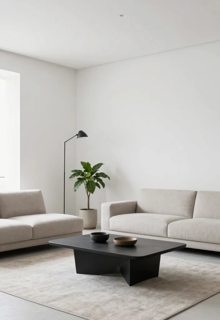14 Modern Living Room Decor Ideas for a Fresh Look 4. Minimalist Decor 0