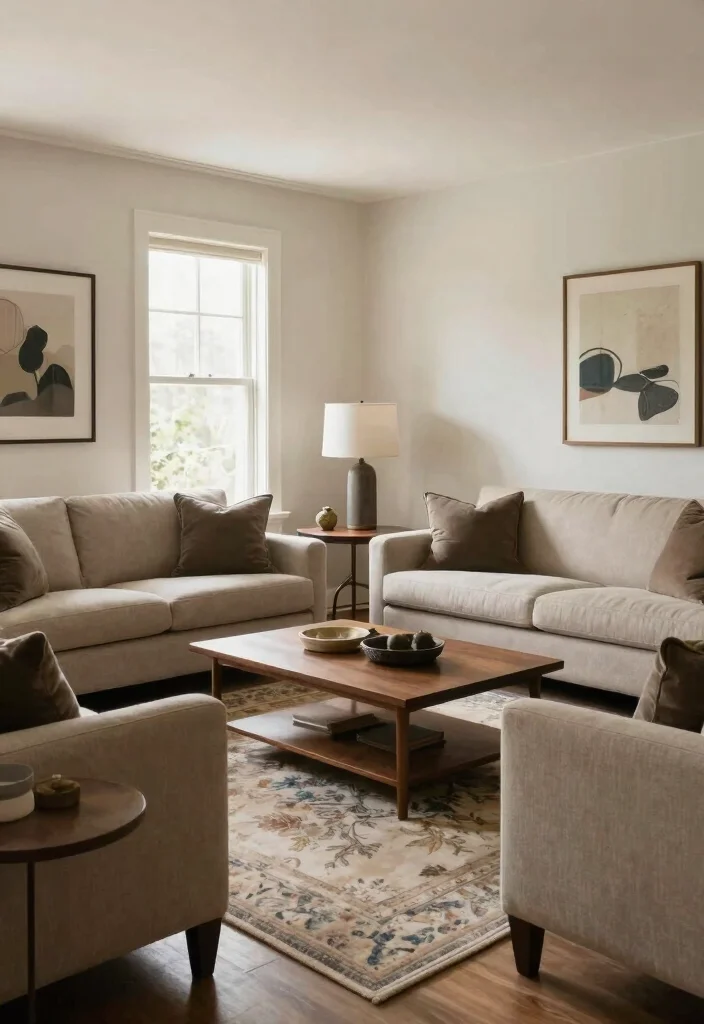 14 Modern Living Room Decor Ideas for a Fresh Look 5. Stylish Furniture Arrangements 0