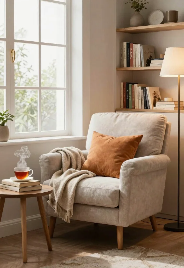 14 Modern Living Room Decor Ideas for a Fresh Look 9. Cozy Nooks 0