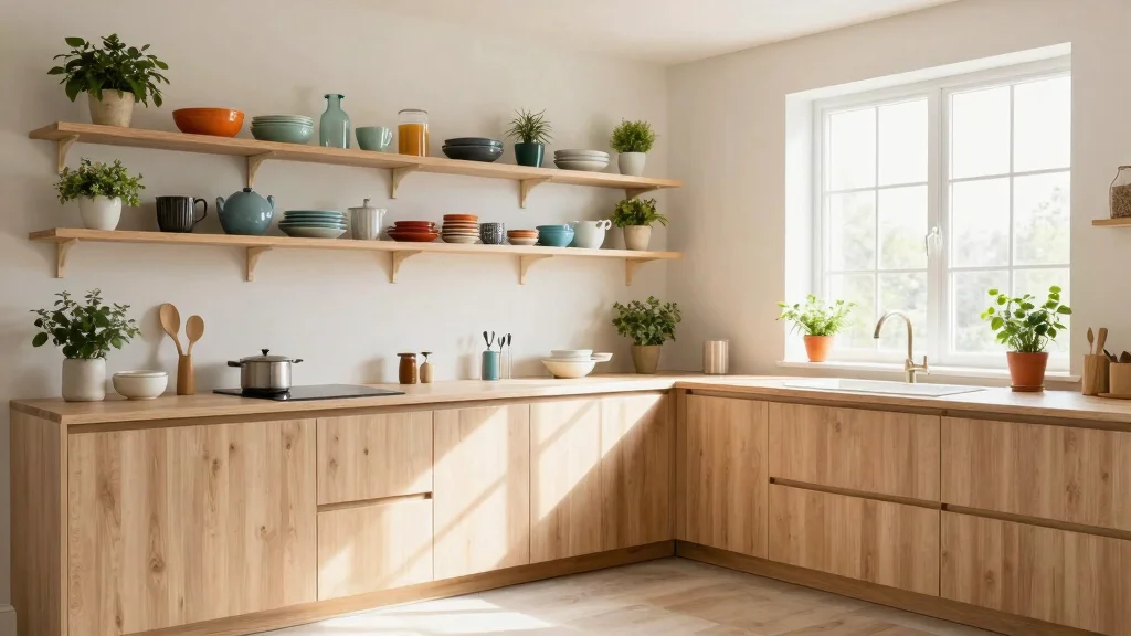 14 Open Kitchen Cabinet Ideas for an Airy Display Look