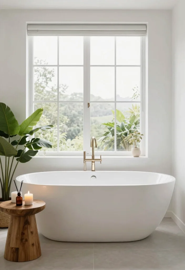 14 Scandi Bathroom Ideas with Clean Nordic Calm Vibes 6. Freestanding Bathtubs 0