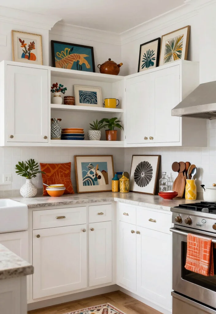 14 White Cabinet Kitchen Ideas with Clean Timeless Style 14. Personal Touches 0