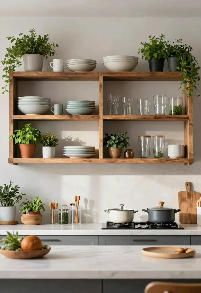 15 Kitchen Ideas for a Stylish and Functional Everyday Space 1. Embrace Open Shelving 0