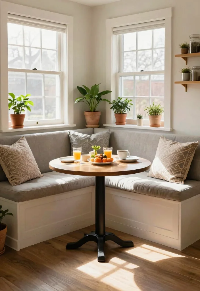 15 Kitchen Ideas for a Stylish and Functional Everyday Space 12. Create a Cozy Breakfast Nook 0